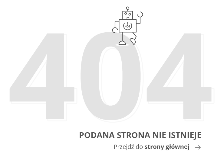 Błąd 404 - strony nie odnaleziono